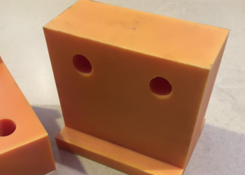 Custom Moulded Crane Guide Blocks